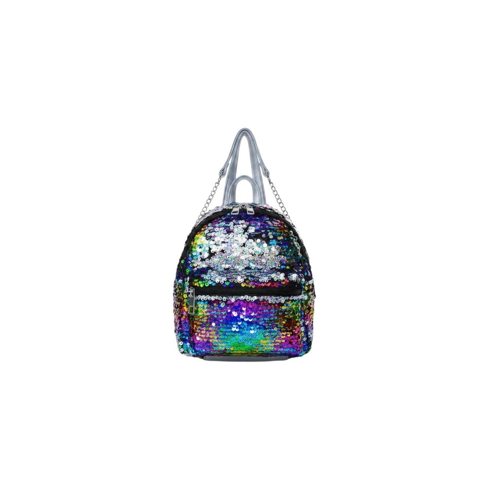 Unbranded Mini Backpack Girls Small Multi Reversible Sequin Holographic